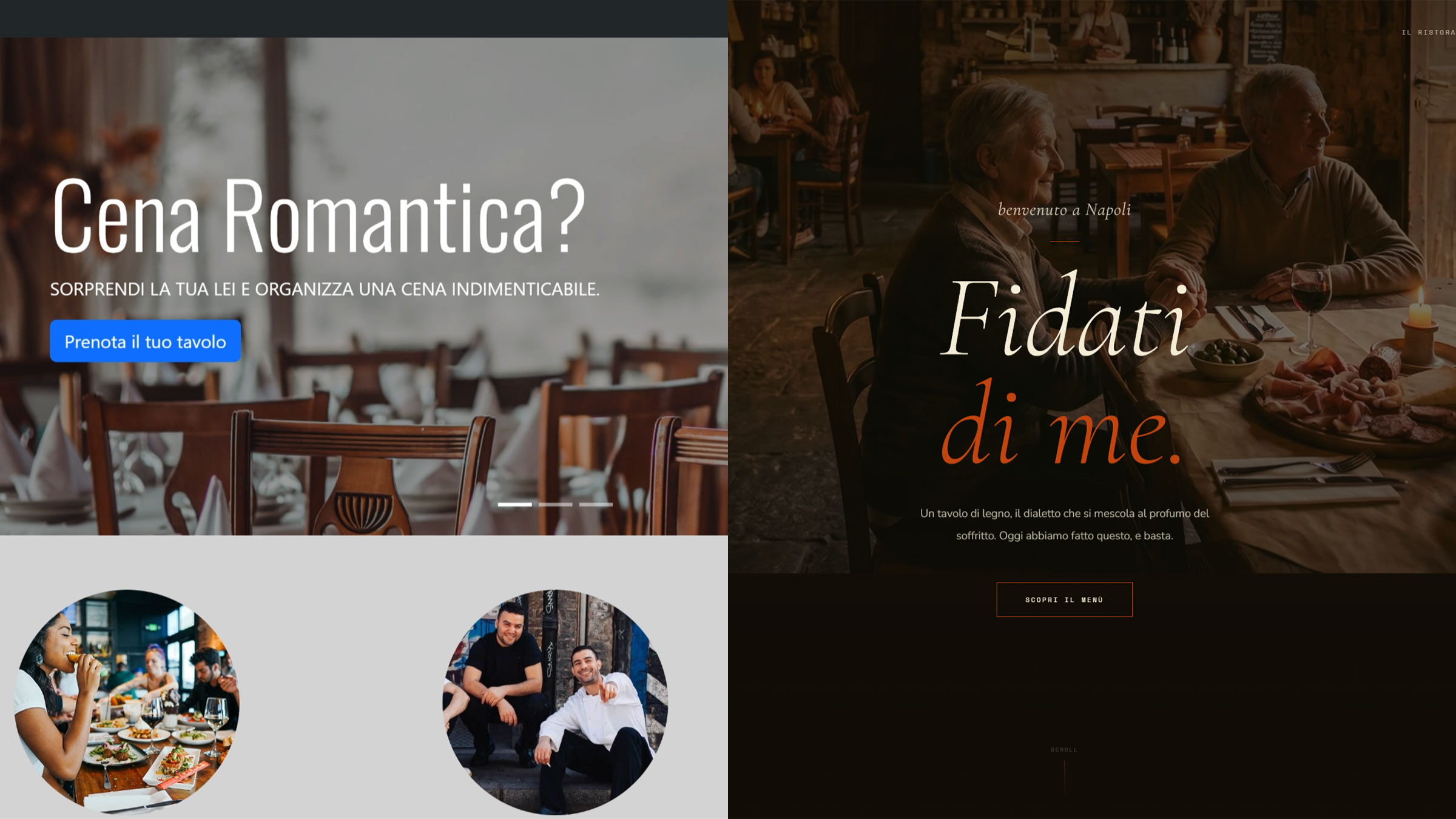 Prima e dopo — da Bootstrap generico a Brand System completo